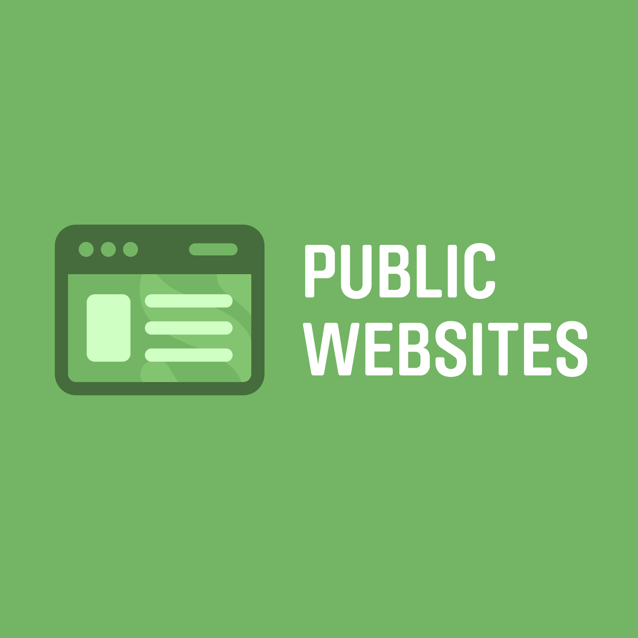 Public Websites Logo